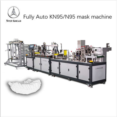 Wielowarstwowa jednorazowa maszyna do produkcji masek 50szt / min Kn95