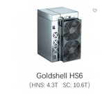 Goldshell HS6 Miner HNS 4.3T SC 10.6T Uścisk dłoni Blake2B-Sia 2 Algorytmy Wydobycie